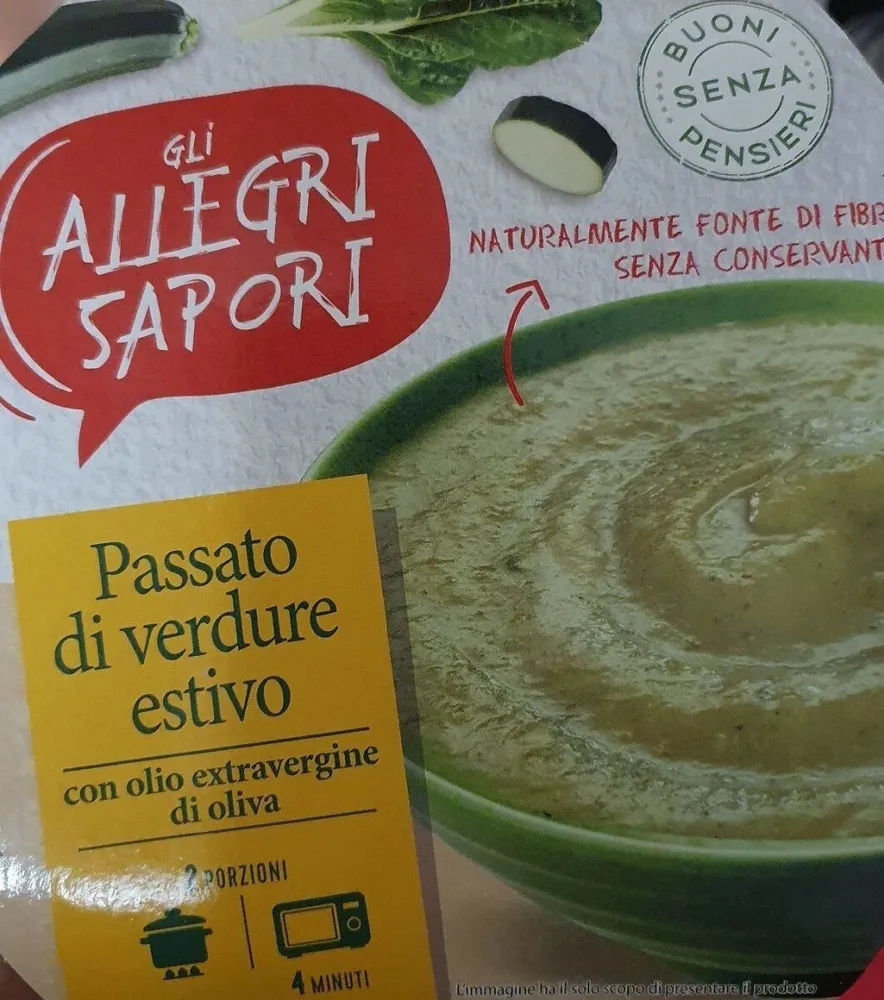 Passato di verdure estivo