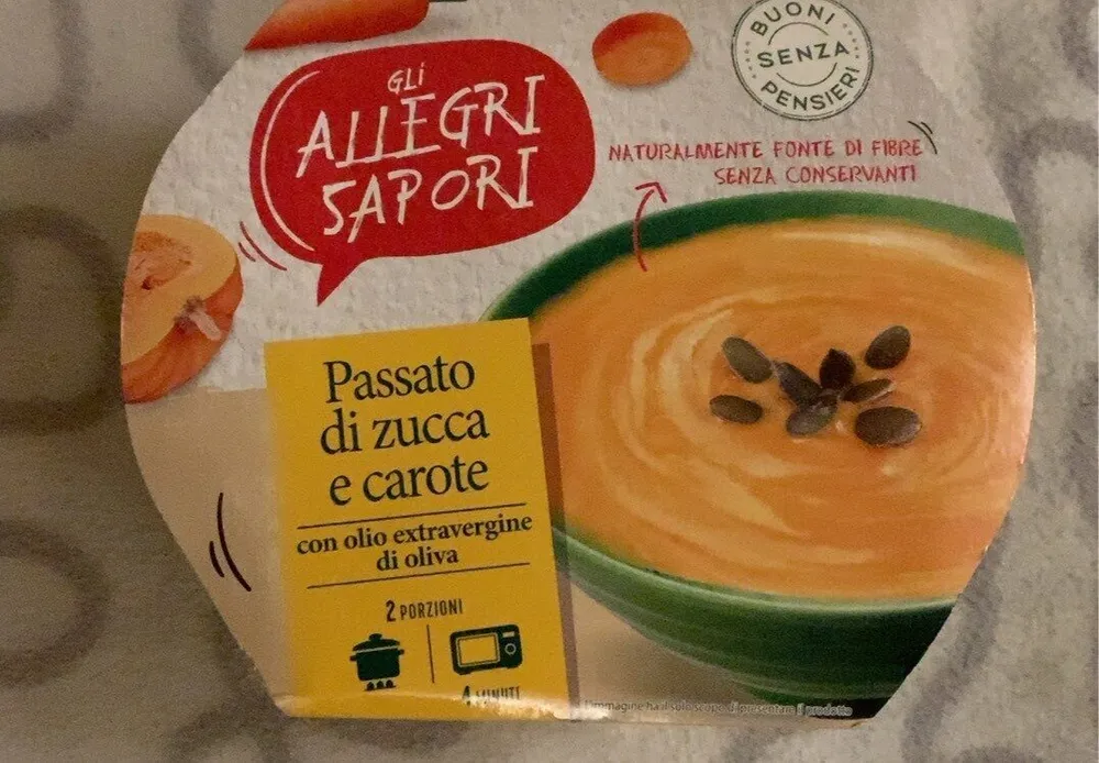 Passato du zucca e carote
