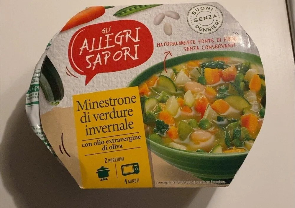 Minestrone di verdure invernale