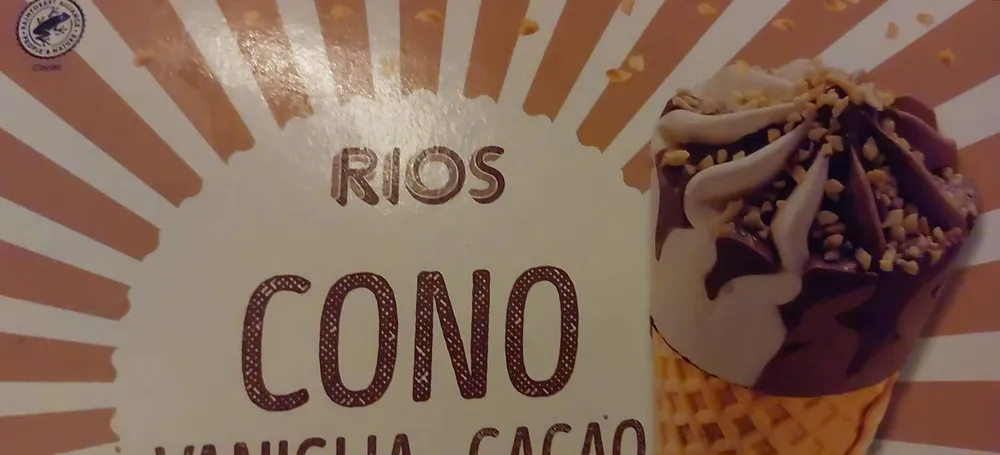 Cono vaniglia e cacao