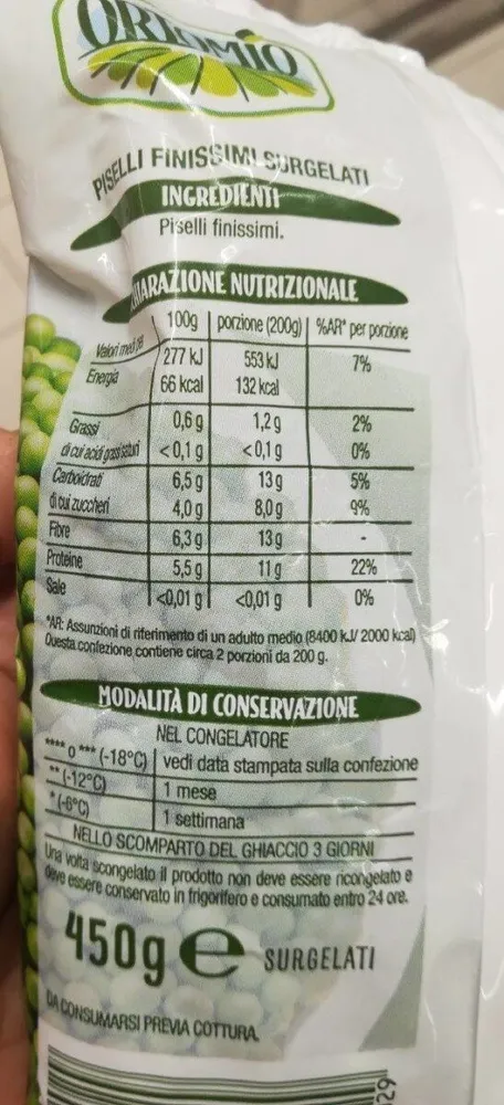 Piselli finissimi