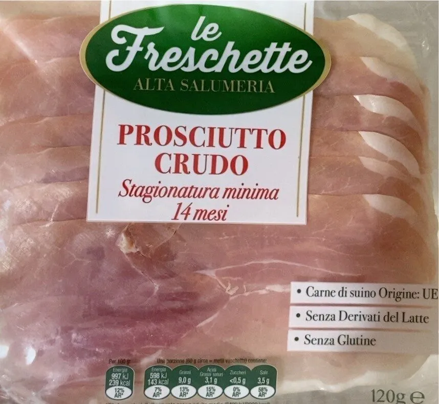 Prosciutto crudo stagionatura 14 mesi