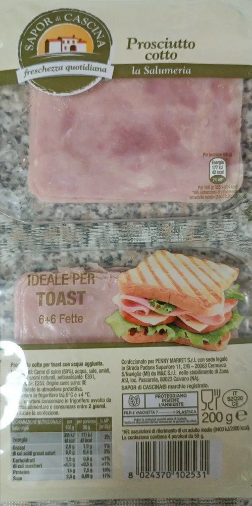 Prosciutto cotto