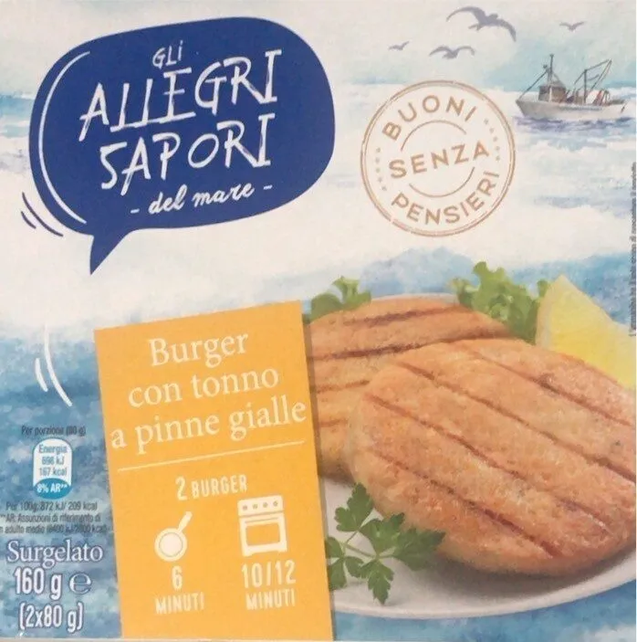 Burger con tonno a pinne gialle
