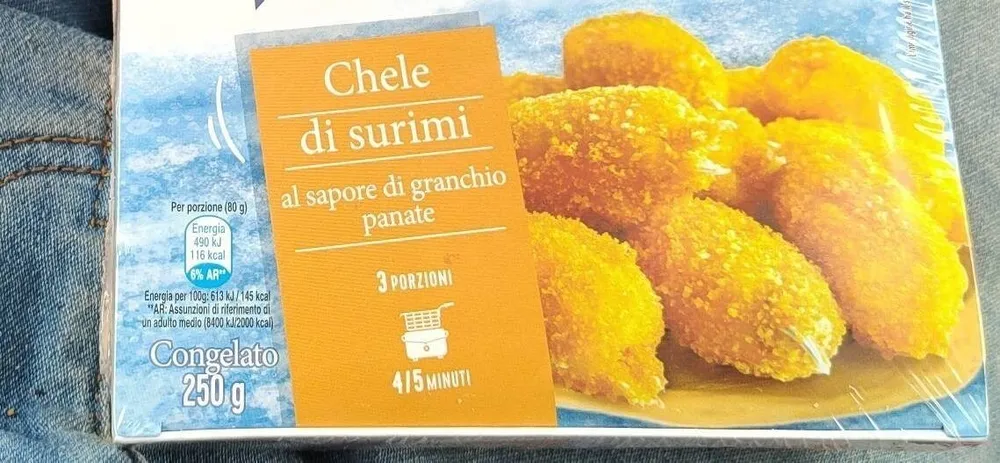 Chele di surimi
