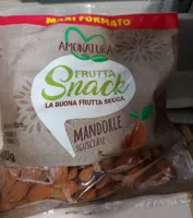Frutta snack mandorle sgusciate