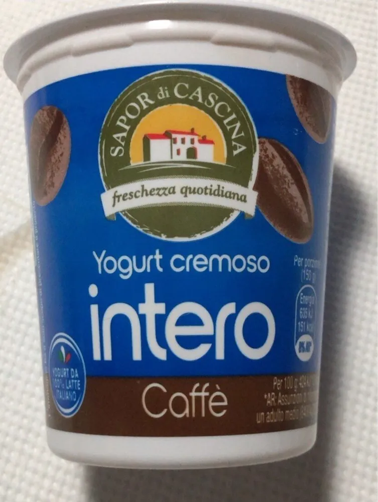 Yogurt cremoso intero caffè