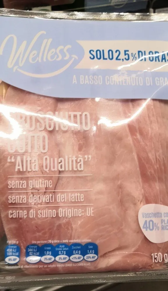 Prosciutto cotto alta qualità
