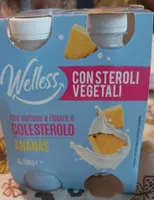 Latte fermentato alla frutta con steroli vegetali