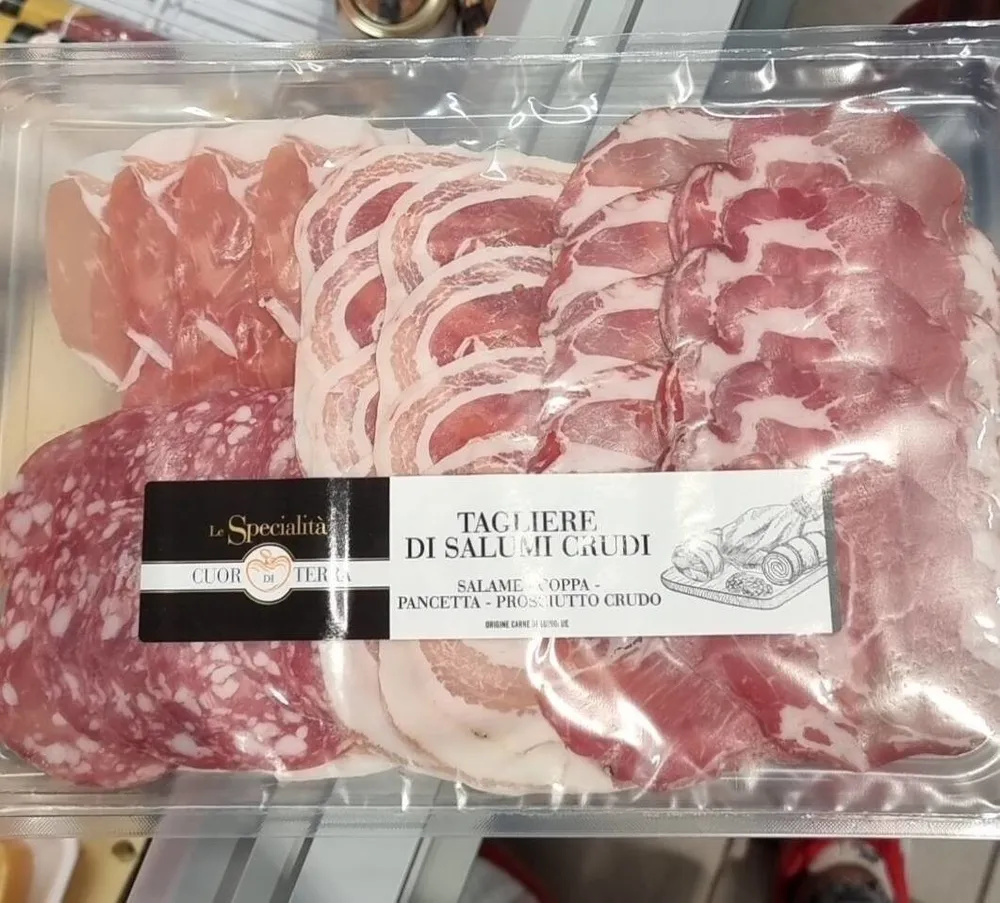 Tagliere di salumi crudi