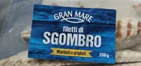 Filetti di sgombro cotti marinati e grigliati