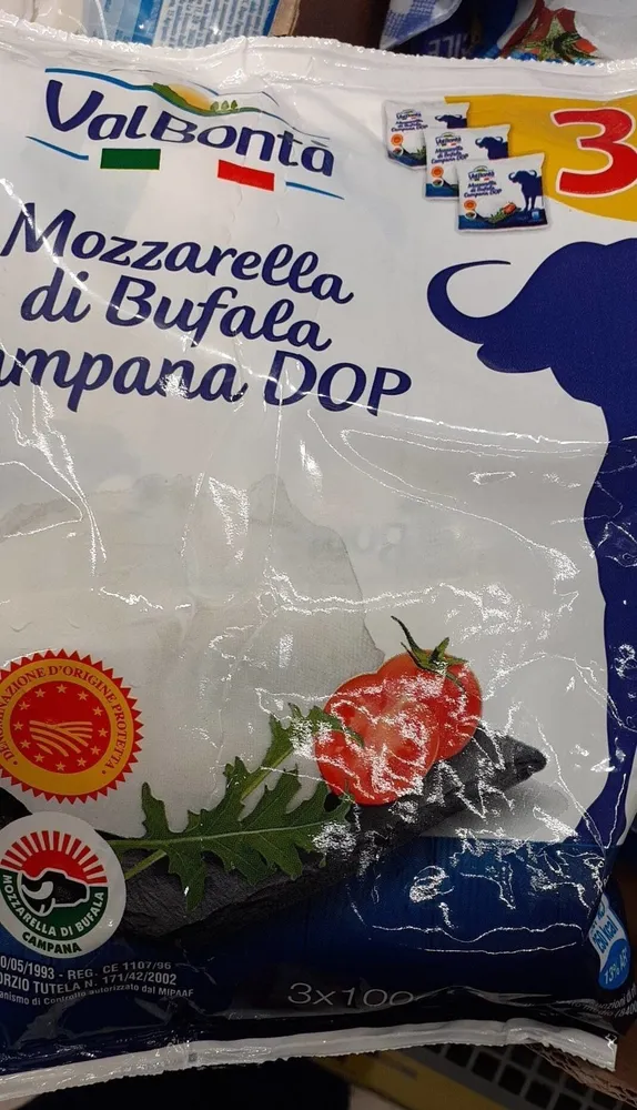 Mozzarella di  campana bufala dop