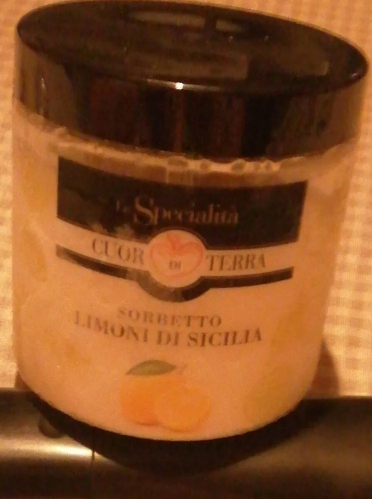 Sorbetto limone sicilia