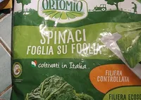 Spinaci foglia su foglia