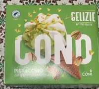 Cono pistacchio con granella di pistacchio
