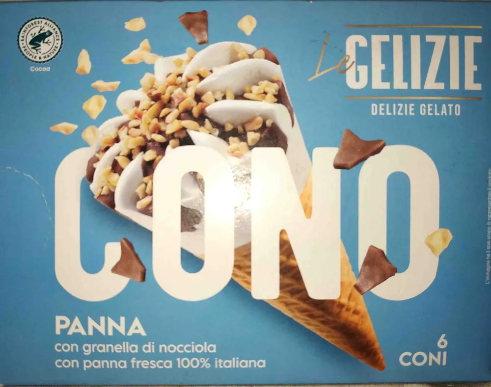 Gelizie cono gelato alla panna