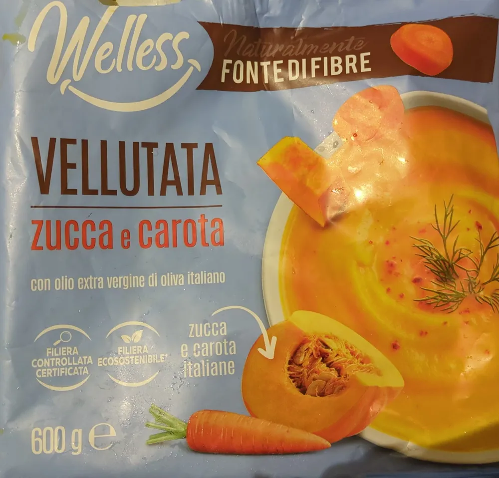 Vellutata zucca e carota