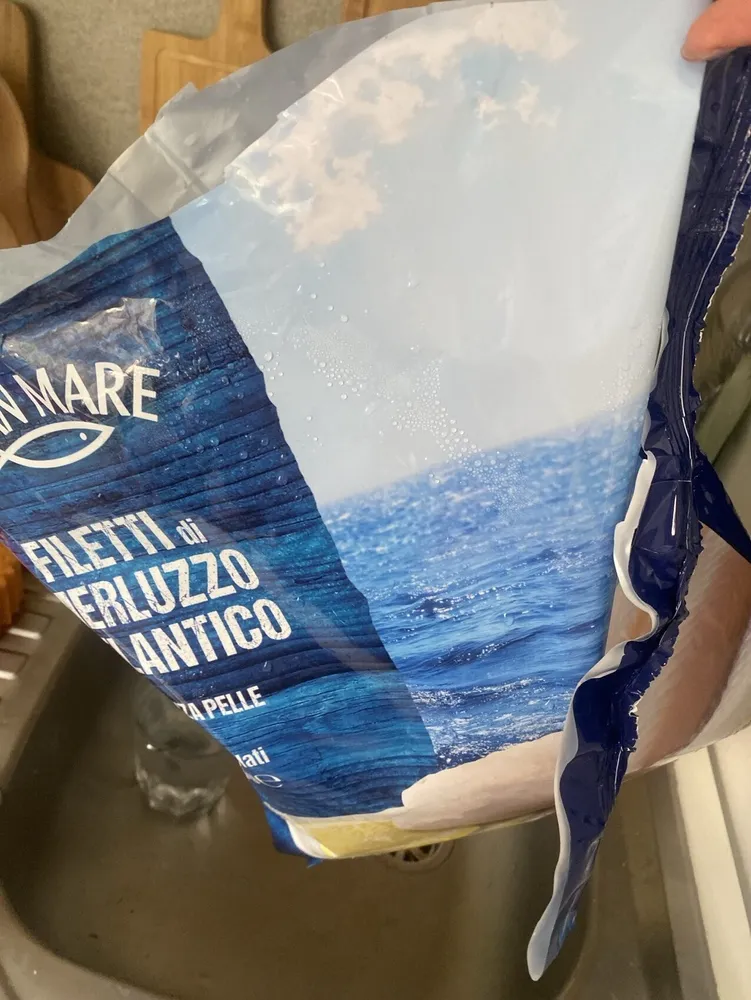 Filetti di merluzzo atlantico
