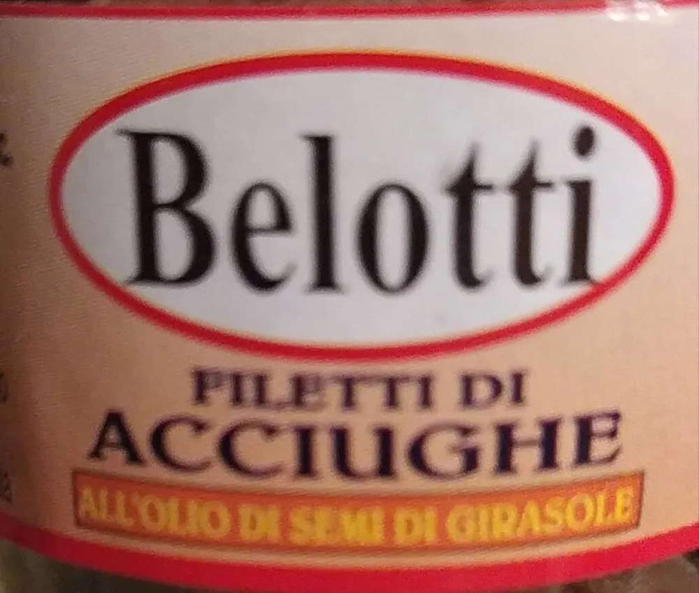 Filetti di acciughe