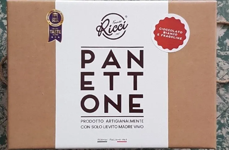 panettone ricci cioccolato e fragoline