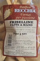 Friselline fatte a mano
