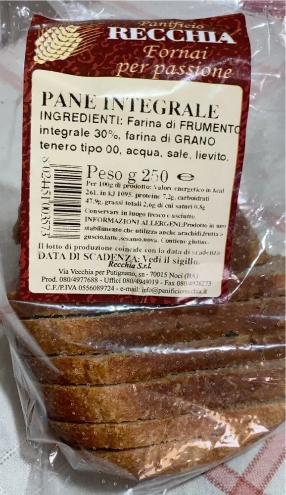 Pane Integrale Recchia
