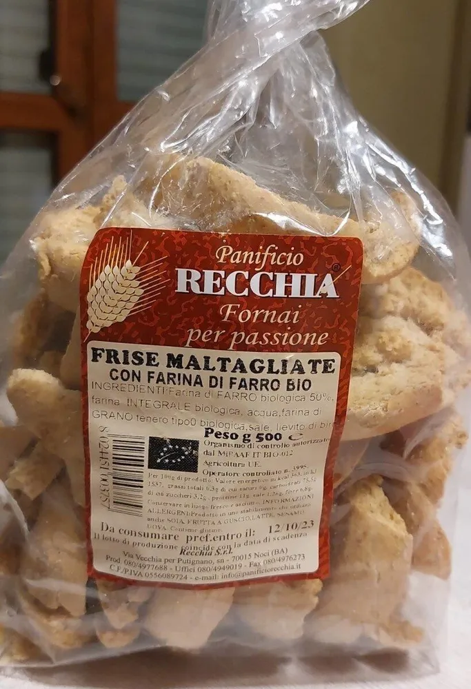 Frise maltagliate con farina di farro