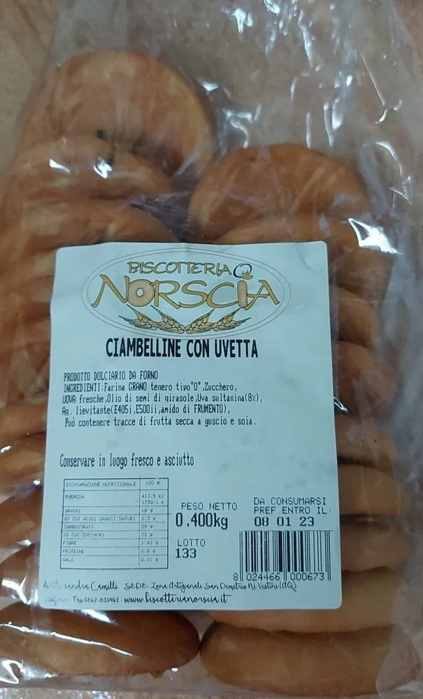 Ciambelline con uvetta