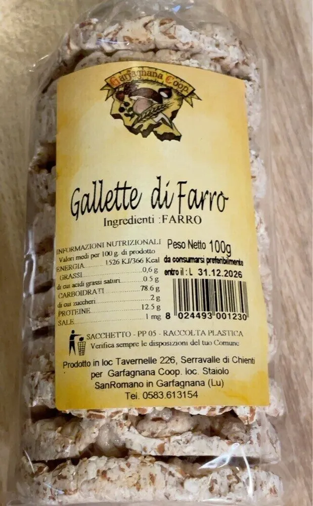 Gallette di farro