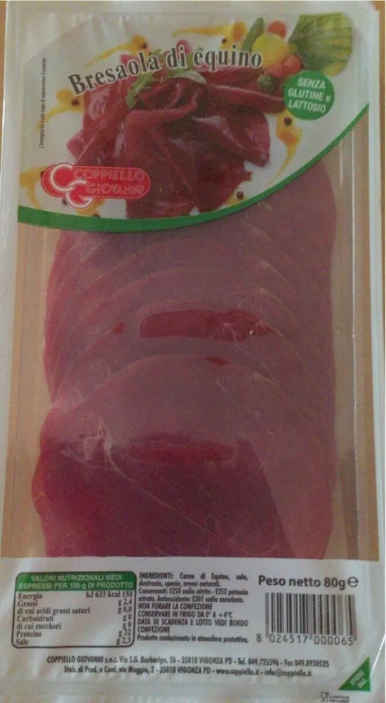 Bresaola di equino