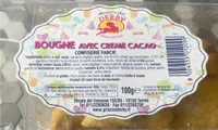 Bougne avec creme cacao