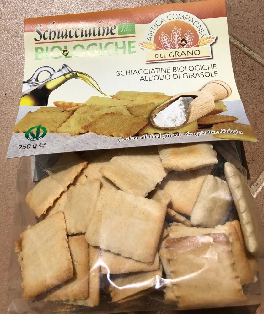 Crackers avec huile de tournesol