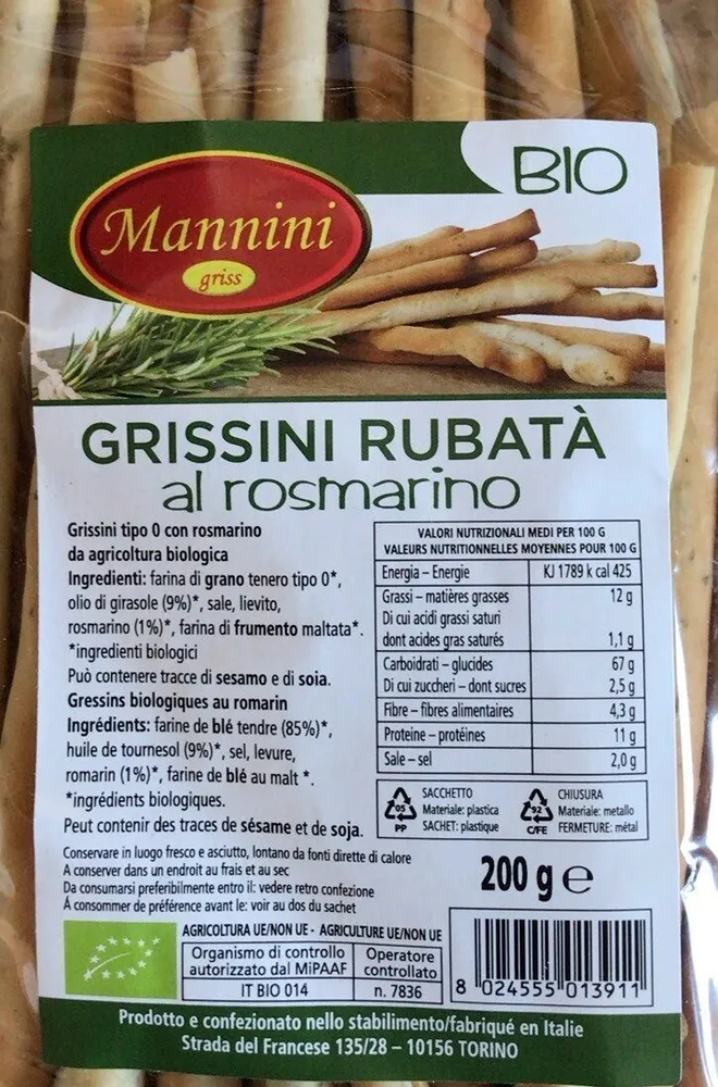 GRISSINI RUBATA
