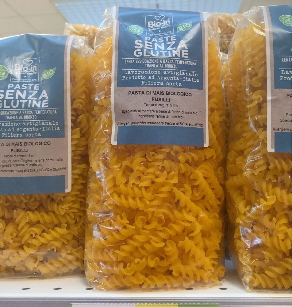 Pasta di mais bioogico fusilli