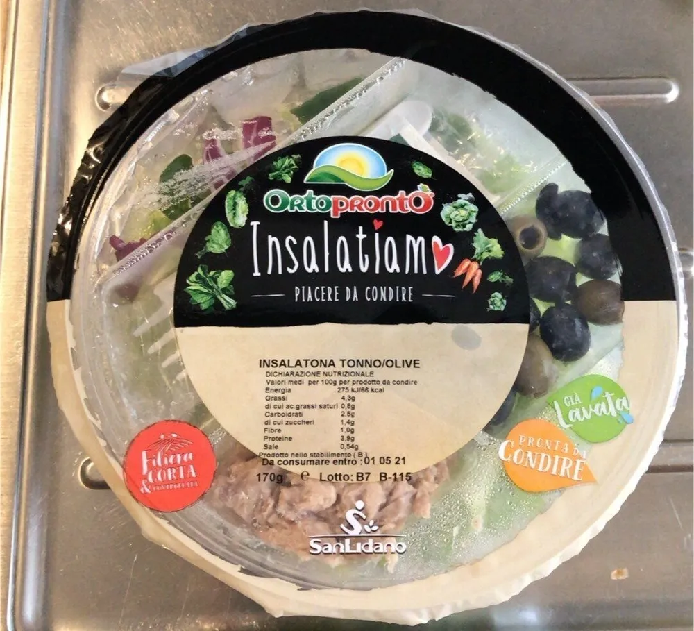 Insalatiamo piacere da condire insalatona tonno/olive