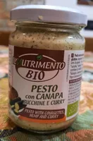 Il nutrimento bio pesto con canapa zucchine e curry