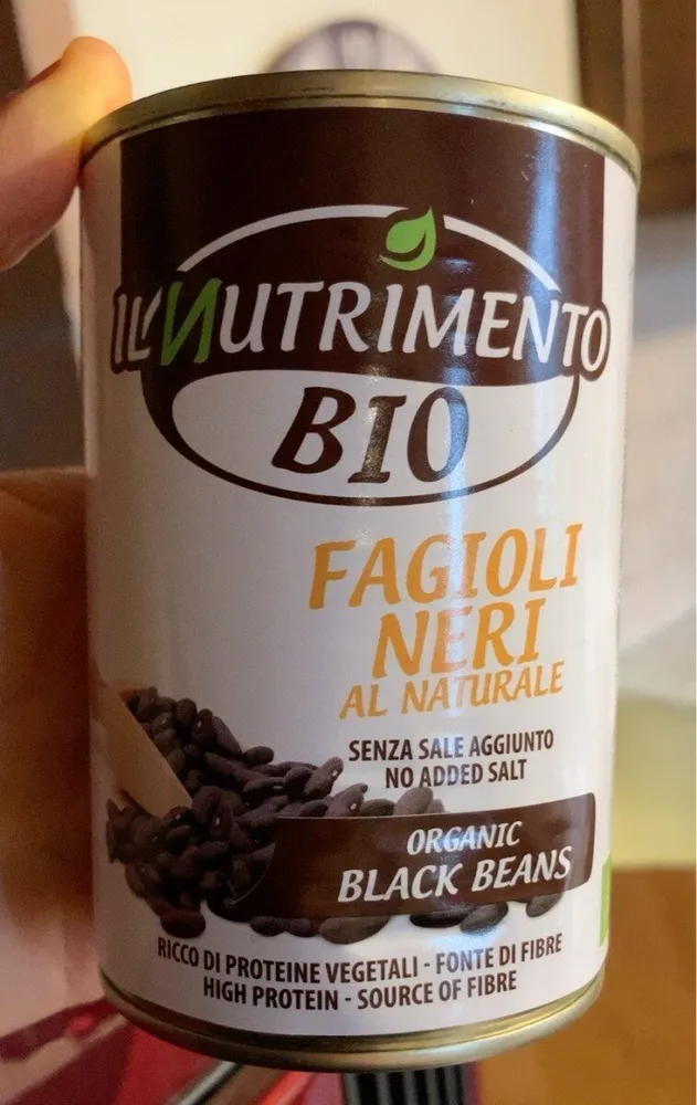 Fagioli neri al naturale
