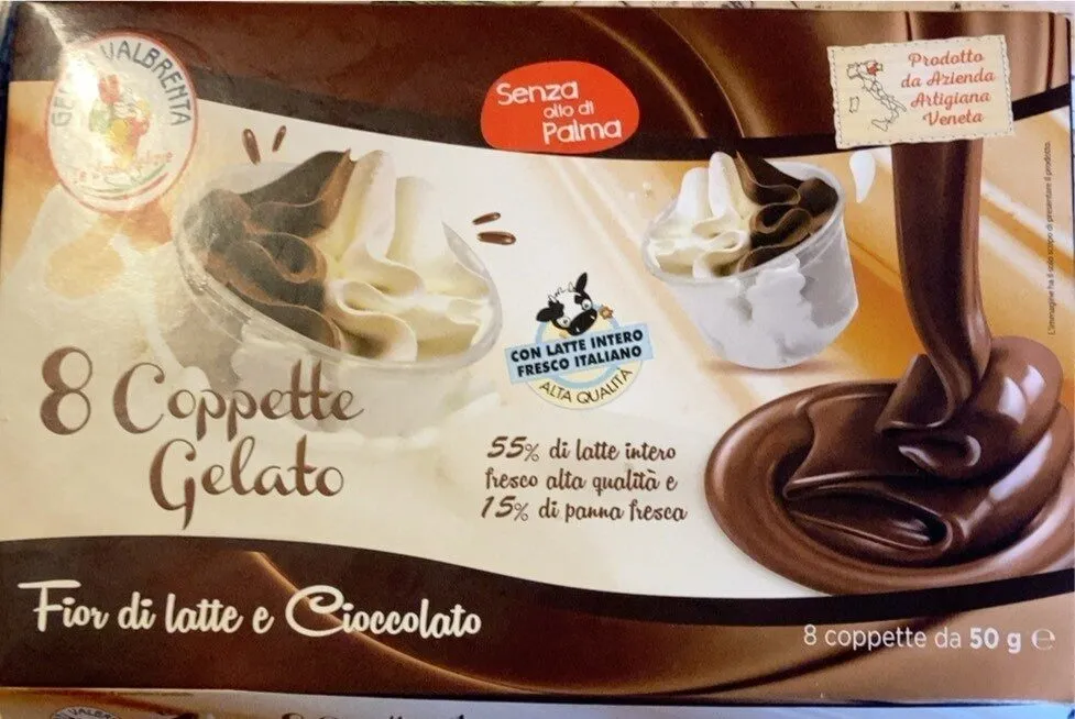 Fior di latte e cioccolato