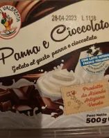 Gelato panna cioccolato