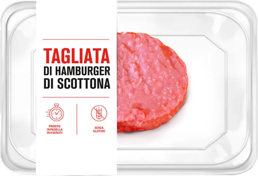 Tagliata di hamburge di scottona