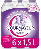 COURMAYEUR Eau Minérale Naturelle 6 x 1.50 L