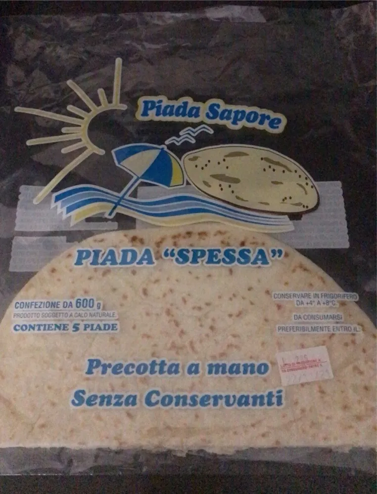 Piadina sapore
