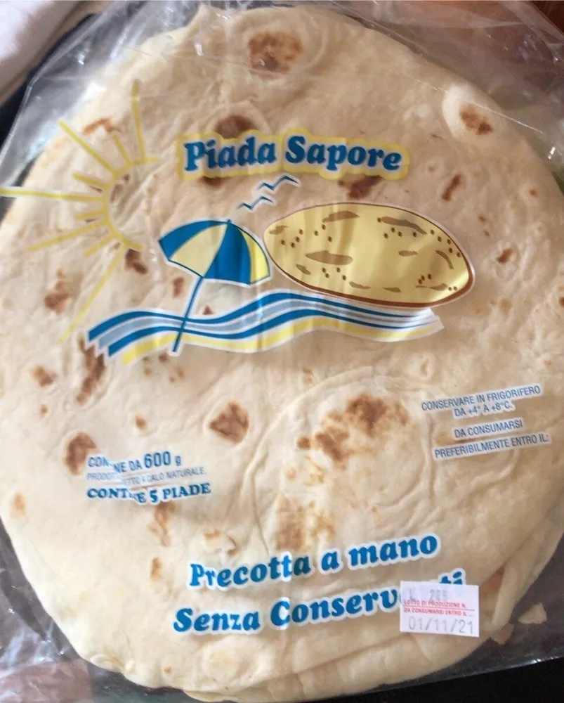 Piada sapore