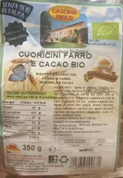 Cuoricini farro e cacao bio
