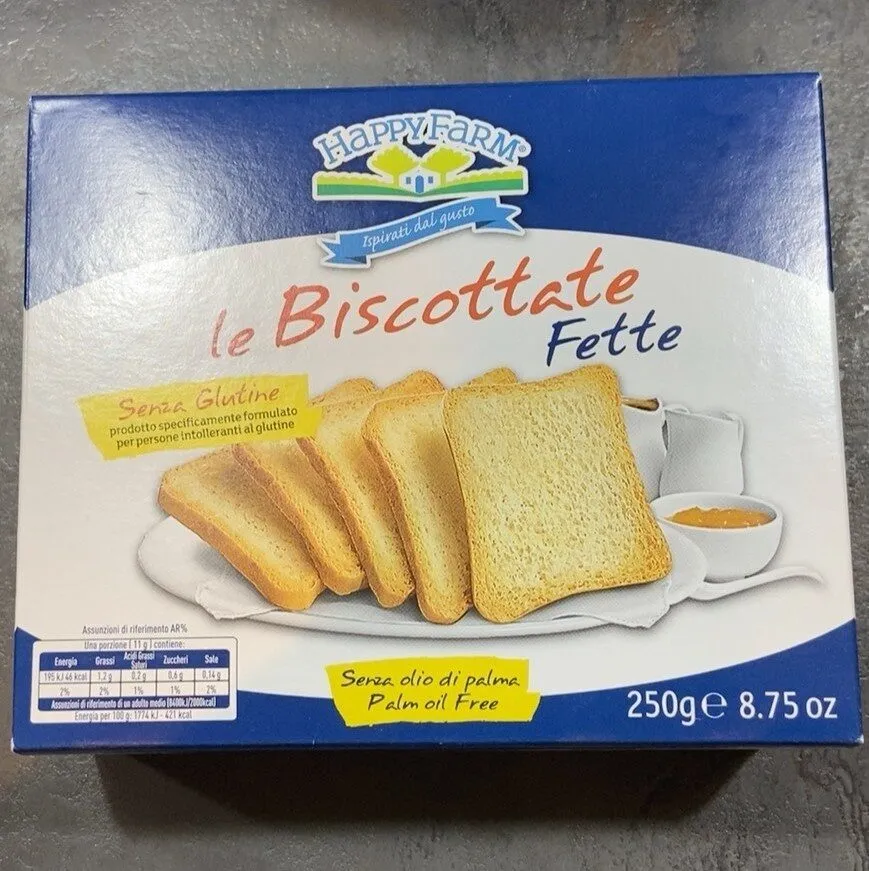 Les biscottate fette sans gluten