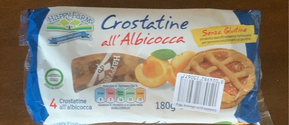 Crostatine all’albicocca senza glutine