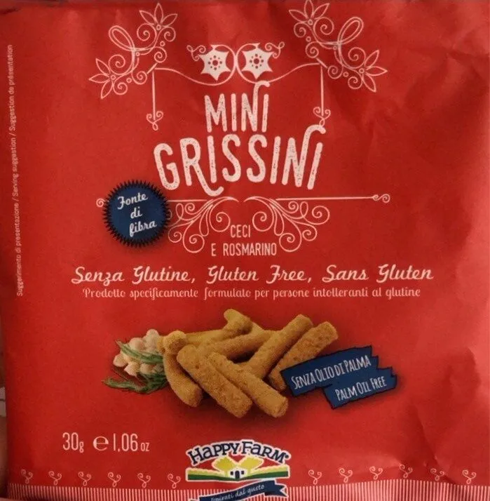Mini grissini ceci e rosmarino