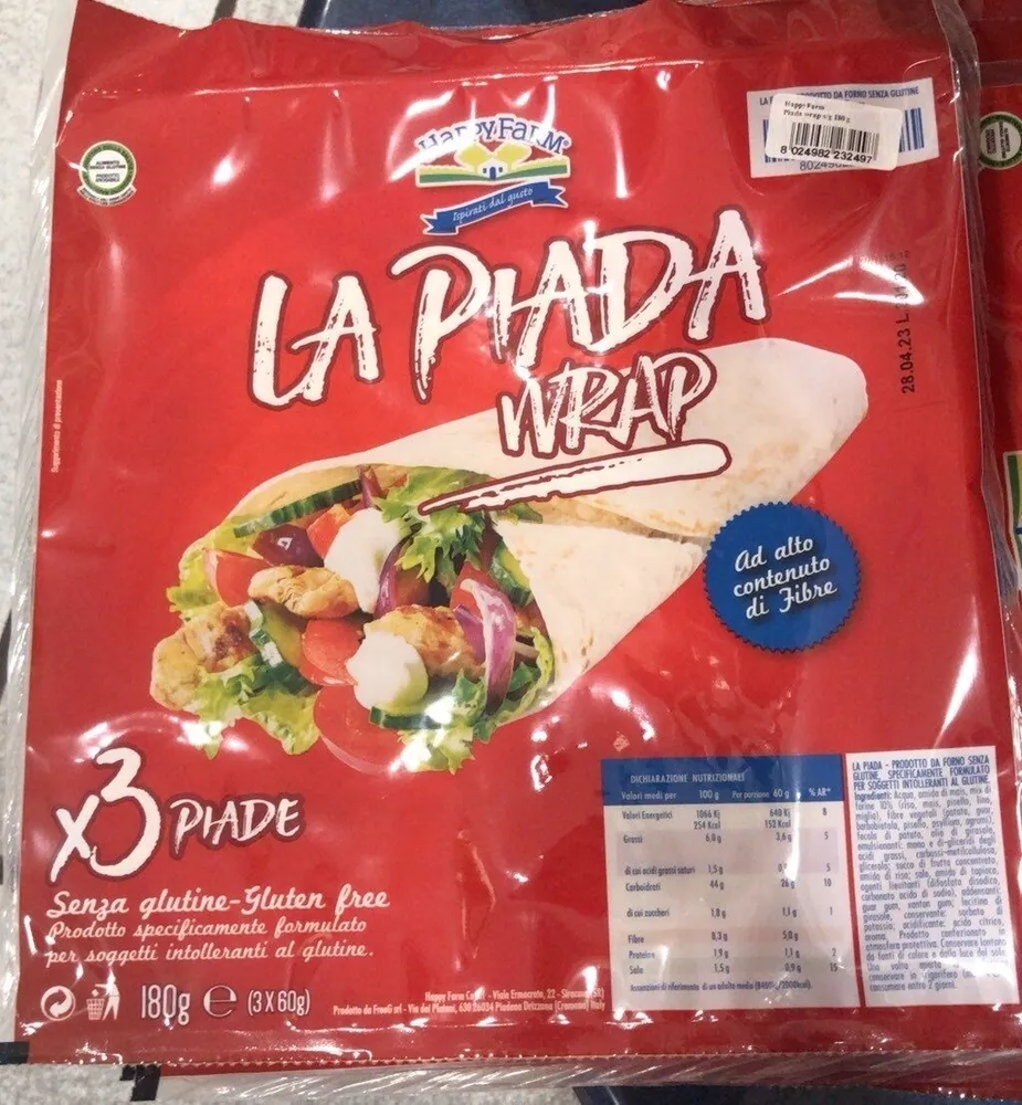 la piadina wrap