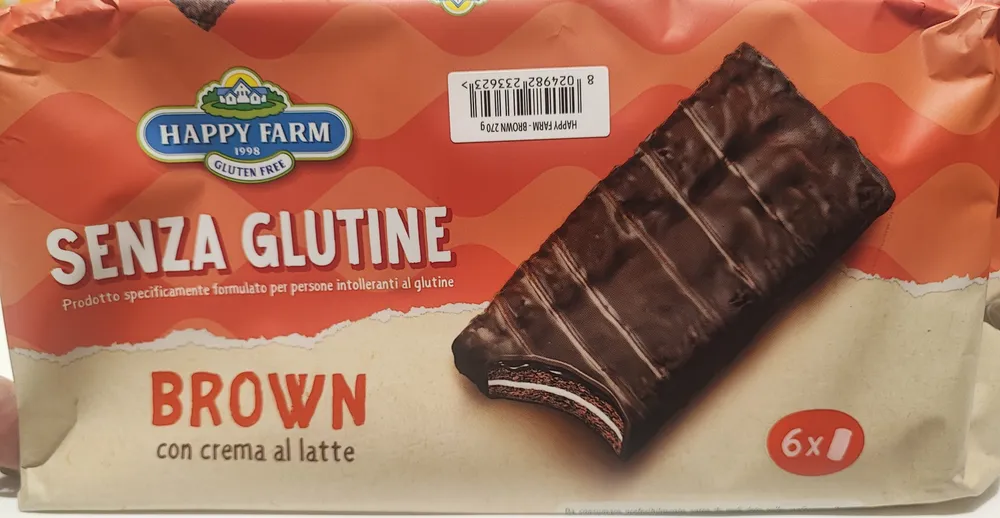 Brown con crema al latte