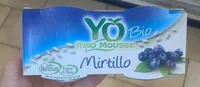 Yo riso mouesse mirtillo